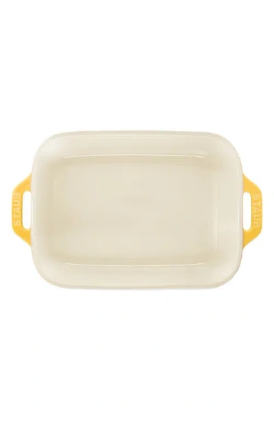 Staub Ceramic Rectangular Baking Dish 2-piece Set