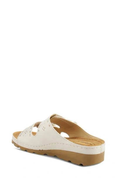 Flexus By Spring Step Pamola Wedge Slide Sandal