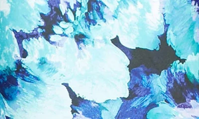 Alex Evenings Plus Size Printed Off-the-shoulder A-line Midi Dress