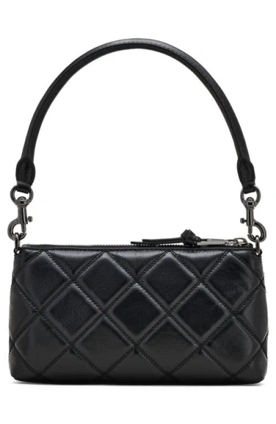 Marc Jacobs The Quilted Utility Snapshot Cross Body Bag In Black