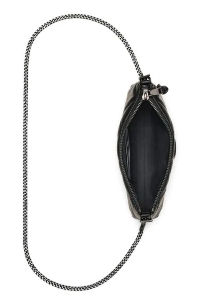 Marc Jacobs The Quilted Utility Snapshot Cross Body Bag In Black