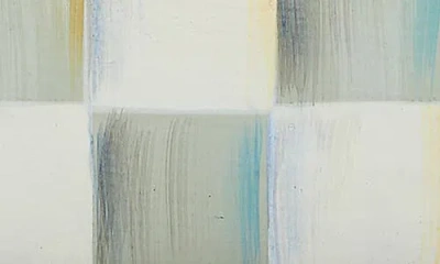 Mackenzie-childs Mackenzie Childs Sterling Check Wood Desk Clock