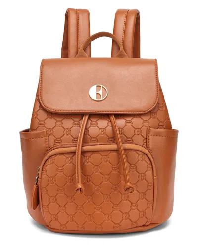 Elle Compass 10l Vegan Leather Monogram Mini Backpack