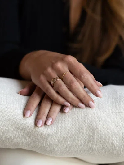 Able Nicki Double Ring In Gray