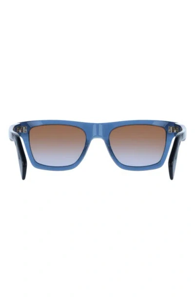 Paul Smith Morrel 54mm Gradient Rectangular Sunglasses In Blue