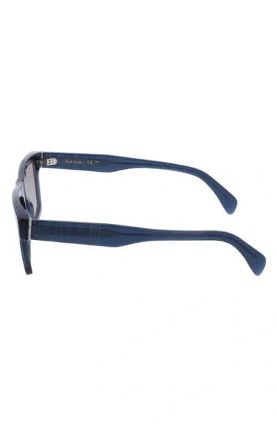 Paul Smith Morrel 54mm Gradient Rectangular Sunglasses In Blue