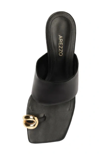 Arezzo Women's Kendall Mid Stiletto Slip-on Sandals In Black