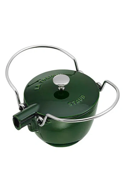 Staub Cast Iron 1qt Round Tea Kettle