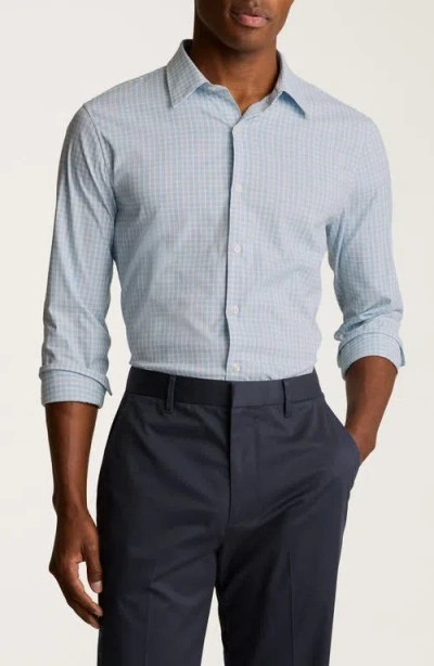 Bonobos Tech Slim Fit Windowpane Check Button-up Shirt