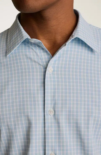 Bonobos Tech Slim Fit Windowpane Check Button-up Shirt