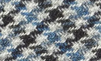 Wrk W.r.k Houndstooth Wool Tie In Gray