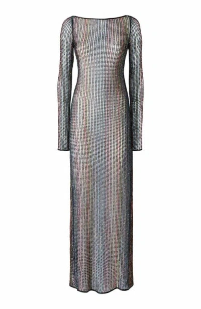 Missoni Long Cover-up In Mesh With Open Back