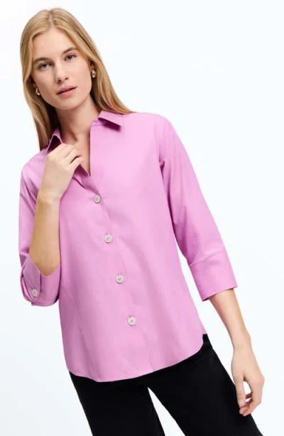 Foxcroft Paige Button-up Blouse