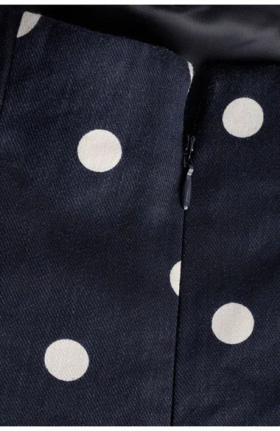 Next Textured Spot Strapless Top In Black