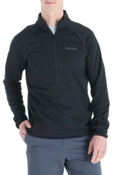 Marmot Men's Leconte Fleece Half-zip Logo Jacket