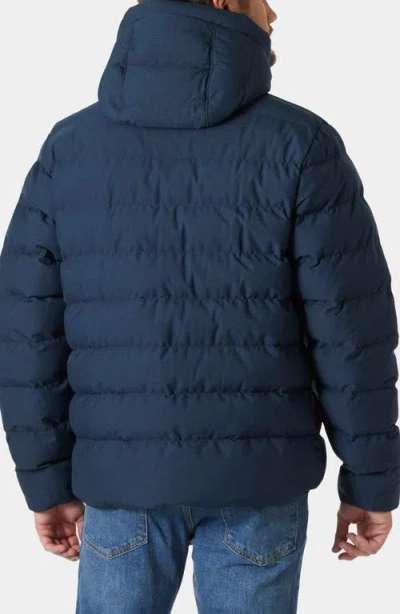 Helly Hansen Alby Water Repellent Puffer Jacket In Blue
