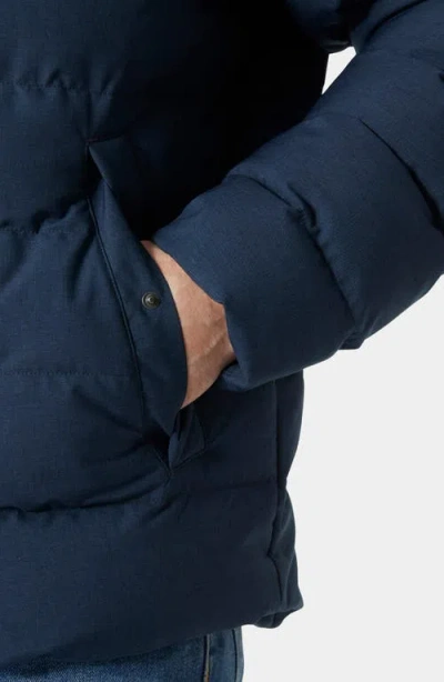 Helly Hansen Alby Water Repellent Puffer Jacket In Blue