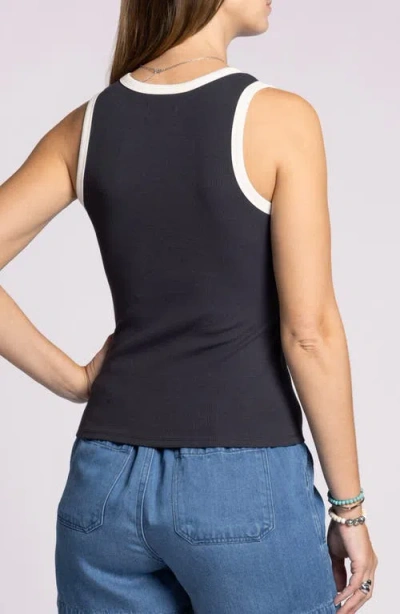 Thread & Supply Eda Contrast Trim Tank In Multi