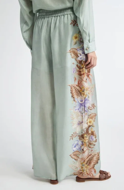 Zimmermann Coco Silk Relaxed Pants