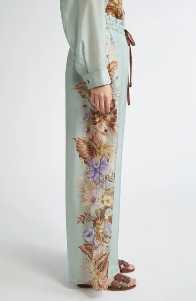 Zimmermann Coco Silk Relaxed Pants