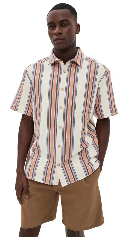 Apc A. P.c. Chemisette Ross Stripe Shirt In Pattern