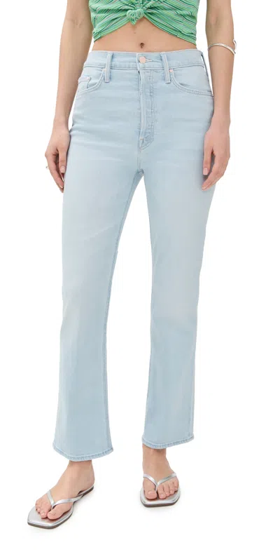 Mother The Tripper Ankle High-rise Jean In Ahead Of Its Time In Blue