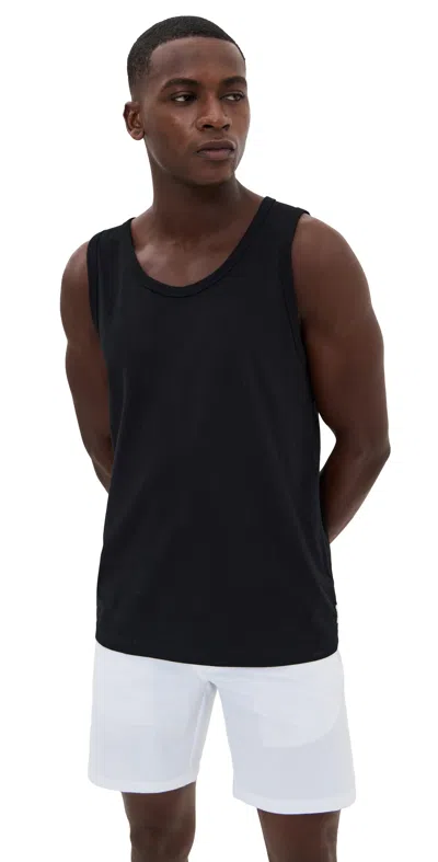 Reigning Champ Lightweight Jersey Slim Tank Top Black