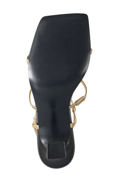 Marc Fisher Ltd Women's Dennie Strappy Leather Dress Sandal In Black