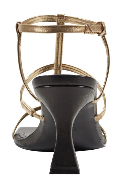 Marc Fisher Ltd Women's Dennie Strappy Leather Dress Sandal In Black