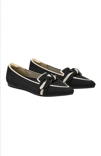Vivaia Pointed-toe Bow Loafers