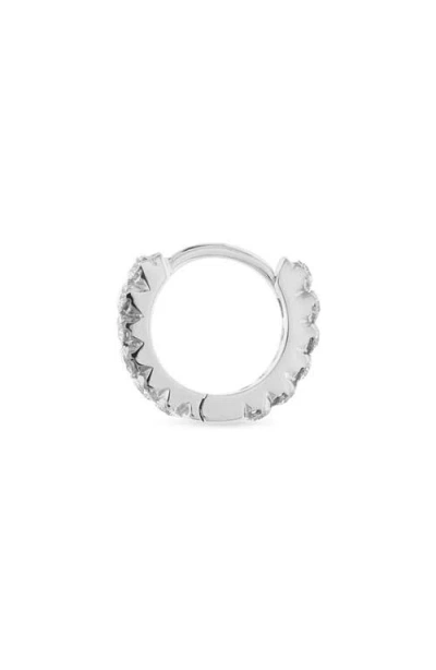 Maria Tash Invisible Set Diamond Single Clicker Hoop Earring
