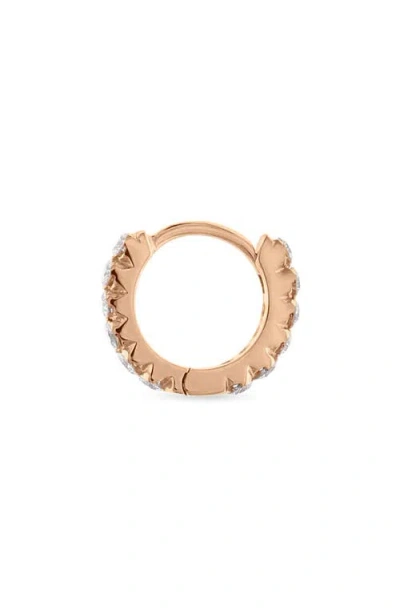 Maria Tash Invisible Set Diamond Single Clicker Hoop Earring