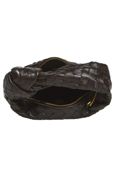 Bottega Veneta Jodie Mini Knotted Intrecciato Leather Tote In Oak