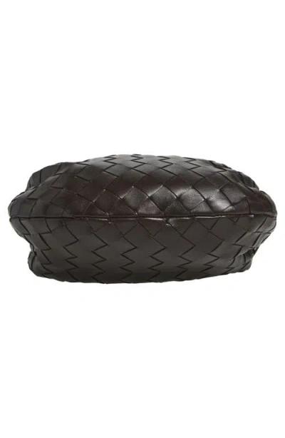 Bottega Veneta Jodie Mini Knotted Intrecciato Leather Tote In Oak