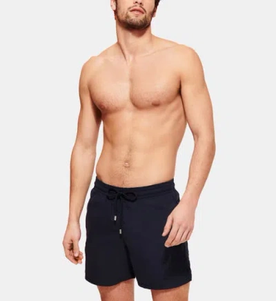 Vilebrequin Solid Swim Trunks In Noir
