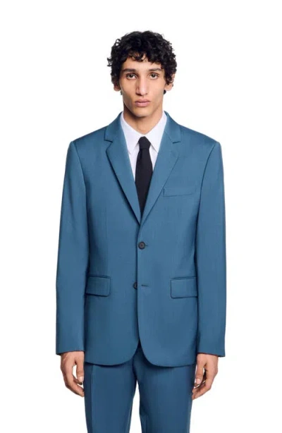Sandro Classic Wool Suit Jacket