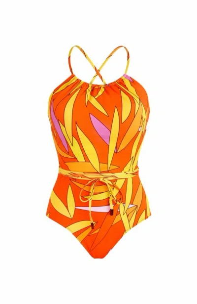 Vilebrequin Madrague Backless One-piece Swimsuit