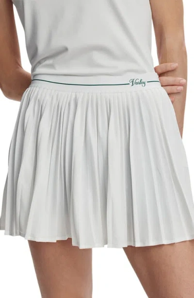 Varley Clemency High Rise 13.5 Stretch-jersey Skort In White