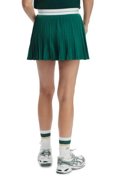 Varley Clemency Pleated Skort In Green