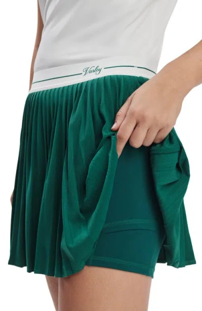 Varley Clemency Pleated Skort In Green