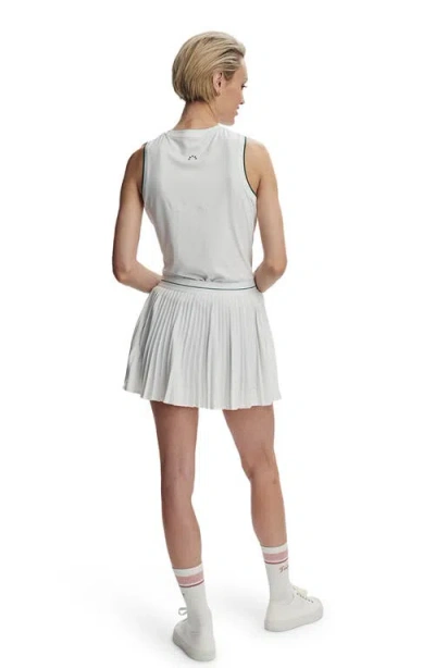 Varley Clemency High Rise 13.5 Stretch-jersey Skort In White