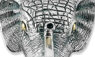 Samuel B. Elephant Pendant In Silver