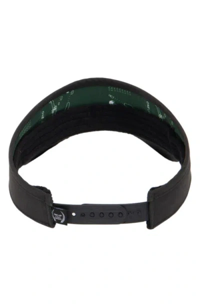 San Diego Hat Golf Snapback Visor In Black