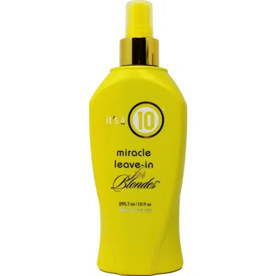 It's A 10 Its A 10  Miracle Leave-in For Blondes