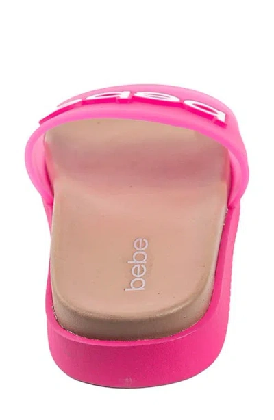 Bebe Translucent Slide Sandal