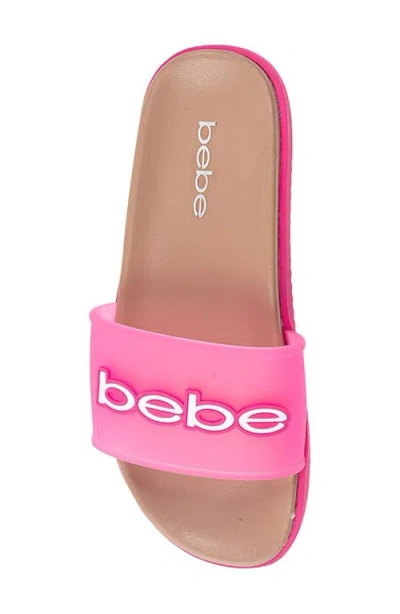 Bebe Translucent Slide Sandal