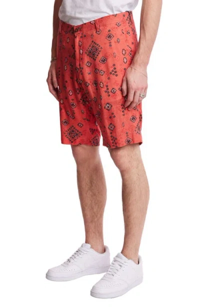 Paisley & Gray Men's Felix Slim Fit Printed 8-1/2" Shorts In Pattern