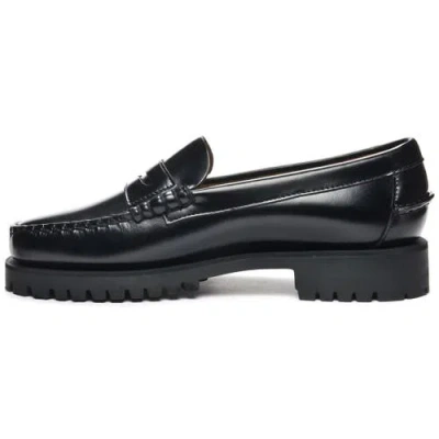 Sebago Black Leather Moccasin