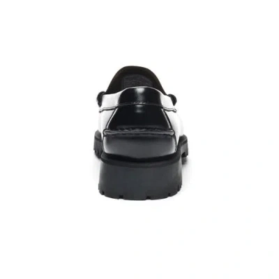 Sebago Black Leather Moccasin