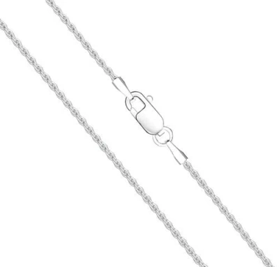 Donatello Gian Sterling Silver Thin Twisted Necklace